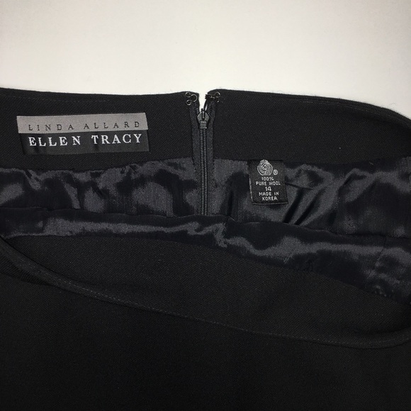 Ellen Tracy Women's Black Pencil Skirt Size 14 - Picture 7 of 7